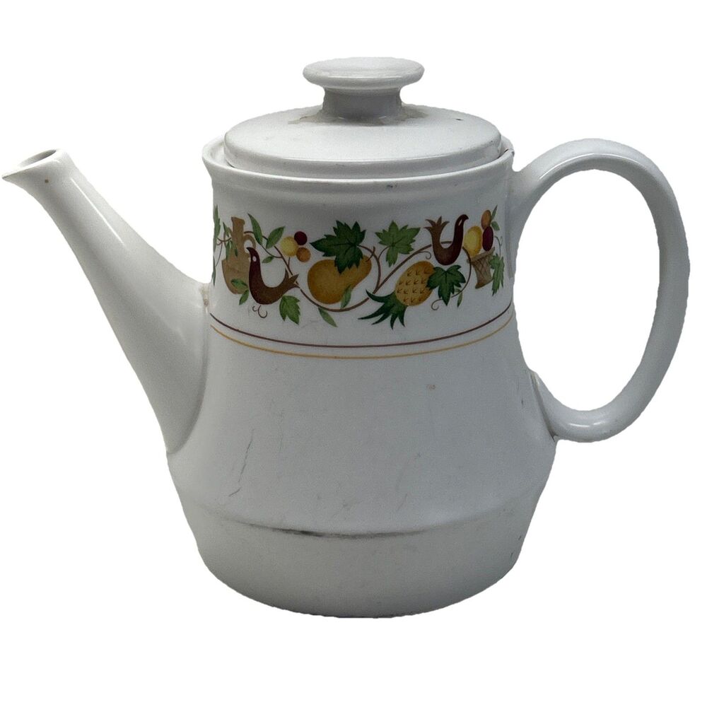 Vintage Noritake Progression China 5 Cup Teapot “Homecoming” 9002‎ Japan